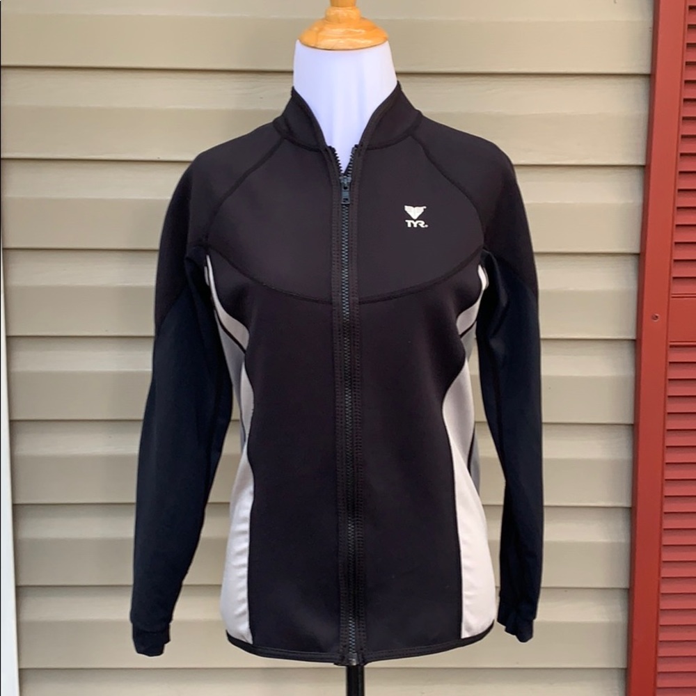 TYR women’s neoprene zip front jacket